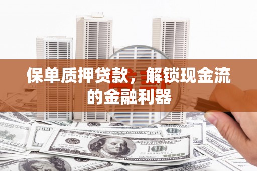 壶关保单质押贷款，解锁现金流的金融利器