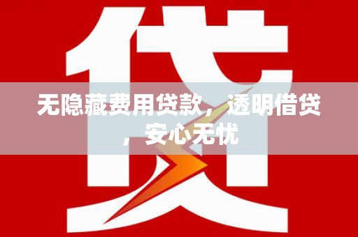 壶关无隐藏费用贷款，透明借贷，安心无忧