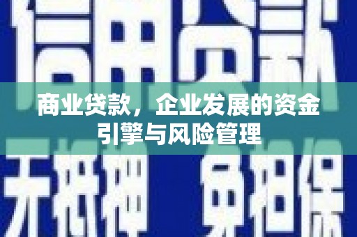 壶关商业贷款，企业发展的资金引擎与风险管理
