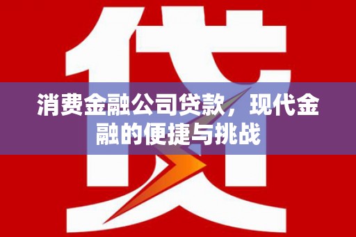 壶关消费金融公司贷款，现代金融的便捷与挑战