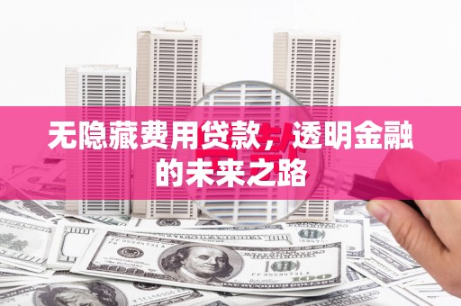 壶关无隐藏费用贷款，透明金融的未来之路