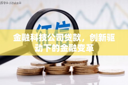 壶关金融科技公司贷款，创新驱动下的金融变革