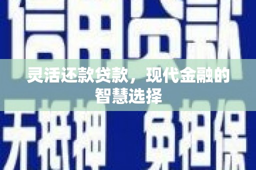 壶关灵活还款贷款，现代金融的智慧选择