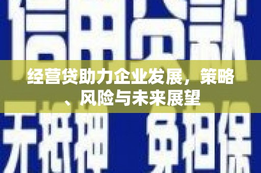 壶关经营贷助力企业发展，策略、风险与未来展望