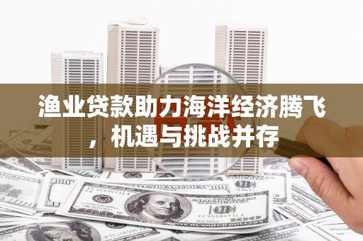 壶关渔业贷款助力海洋经济腾飞，机遇与挑战并存