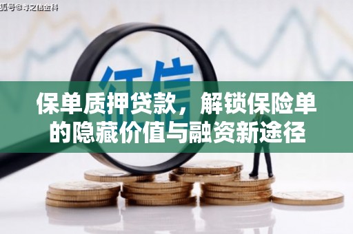 壶关保单质押贷款，解锁保险单的隐藏价值与融资新途径