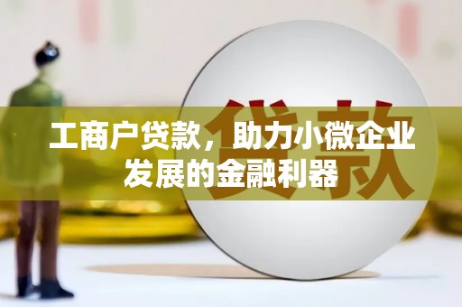 壶关工商户贷款，助力小微企业发展的金融利器