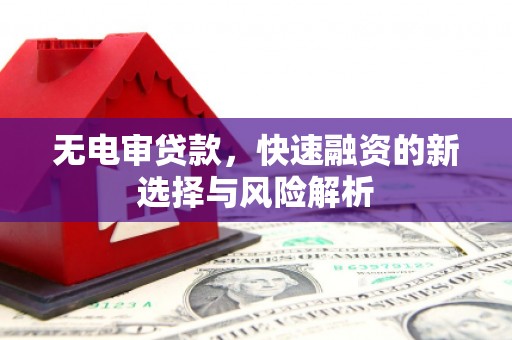 壶关无电审贷款，快速融资的新选择与风险解析