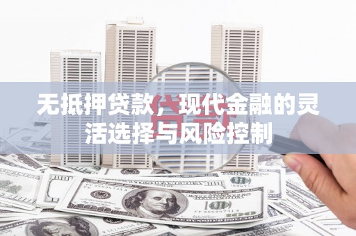 壶关无抵押贷款，现代金融的灵活选择与风险控制