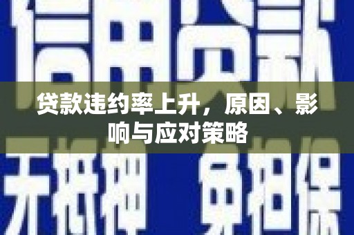 壶关贷款违约率上升，原因、影响与应对策略