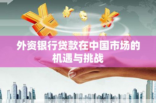 壶关外资银行贷款在中国市场的机遇与挑战