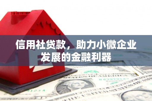 壶关信用社贷款，助力小微企业发展的金融利器