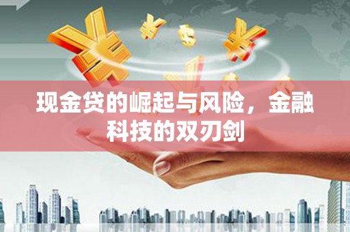 壶关现金贷的崛起与风险，金融科技的双刃剑