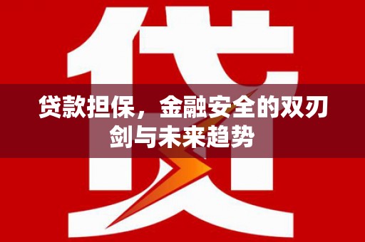 壶关贷款担保，金融安全的双刃剑与未来趋势
