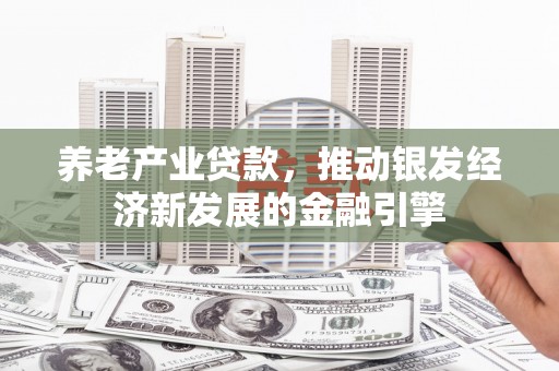 壶关养老产业贷款，推动银发经济新发展的金融引擎