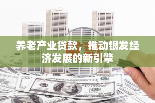 壶关养老产业贷款，推动银发经济发展的新引擎
