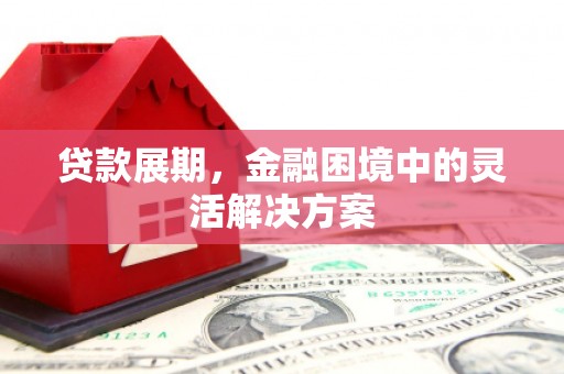 壶关贷款展期，金融困境中的灵活解决方案
