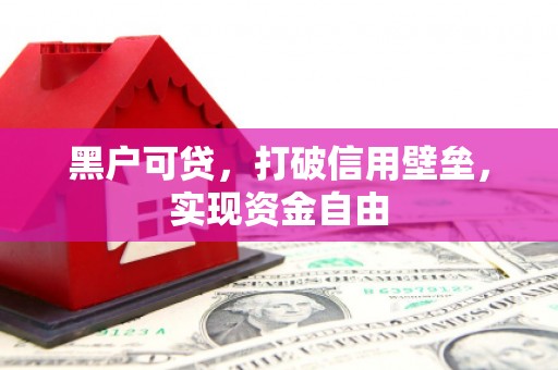 壶关黑户可贷，打破信用壁垒，实现资金自由