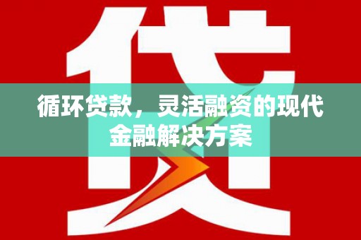 壶关循环贷款，灵活融资的现代金融解决方案