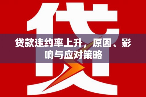壶关贷款违约率上升，原因、影响与应对策略