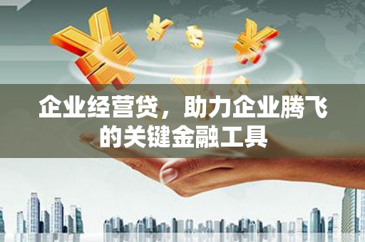 壶关企业经营贷，助力企业腾飞的关键金融工具