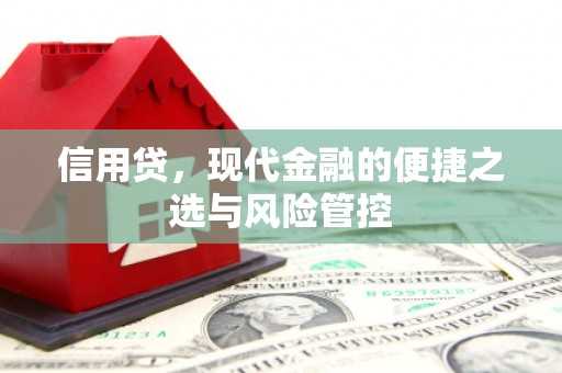 壶关信用贷，现代金融的便捷之选与风险管控
