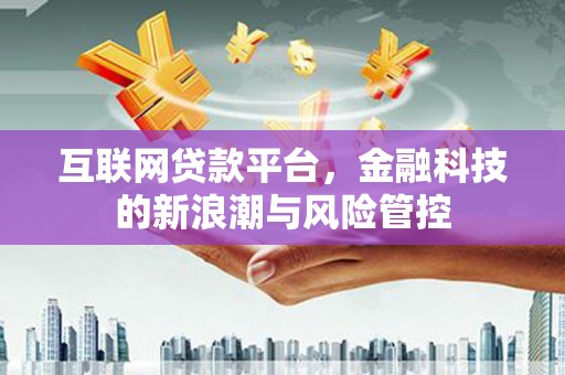 壶关互联网贷款平台，金融科技的新浪潮与风险管控