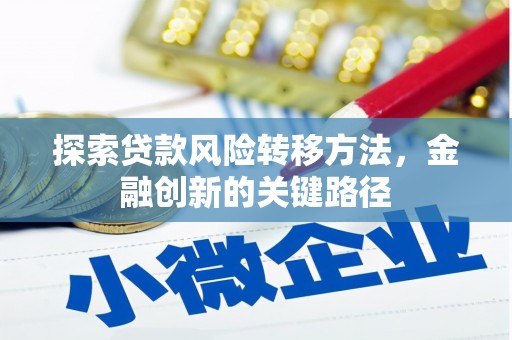 壶关探索贷款风险转移方法，金融创新的关键路径