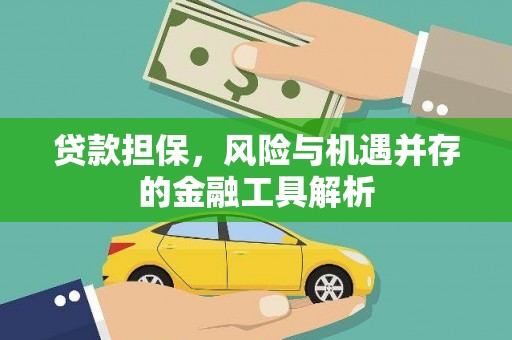 壶关贷款担保，风险与机遇并存的金融工具解析
